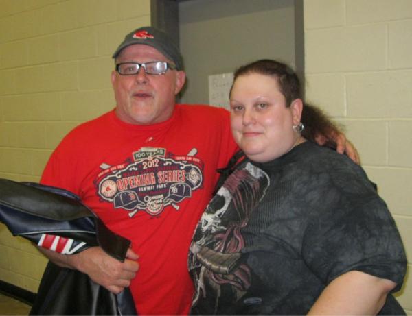 PosDavid's tweet image. Jenna and the One And Only #KevinSullivan #TheTaskmaster #DungeonOfDoom leader after the show #extremereunion