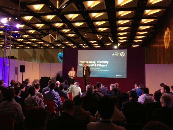 joe_hassell's tweet image. @hartmant from VMware presenting on HP and VMware VDI solutions at #hptaw. We like you!