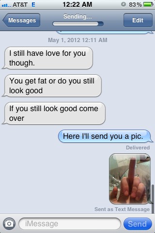 CrazyLittleFitt's tweet image. @WhyYouHateGuys still can't believe I dated this pig for a year.... Excuse the middle finger. #seriously #tyet