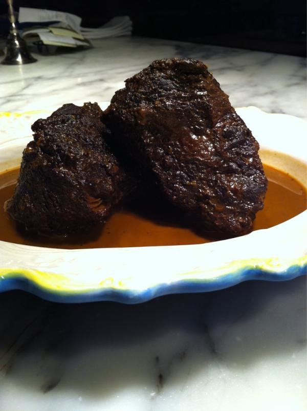 airo_daniel's tweet photo. Beef cheek with amarone and cocoa @Merchant Osteria tonight. Buon appetito!!!! http://t.co/tYpT24Do