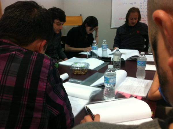 Reel_Films's tweet image. Cast read through!  BTS!