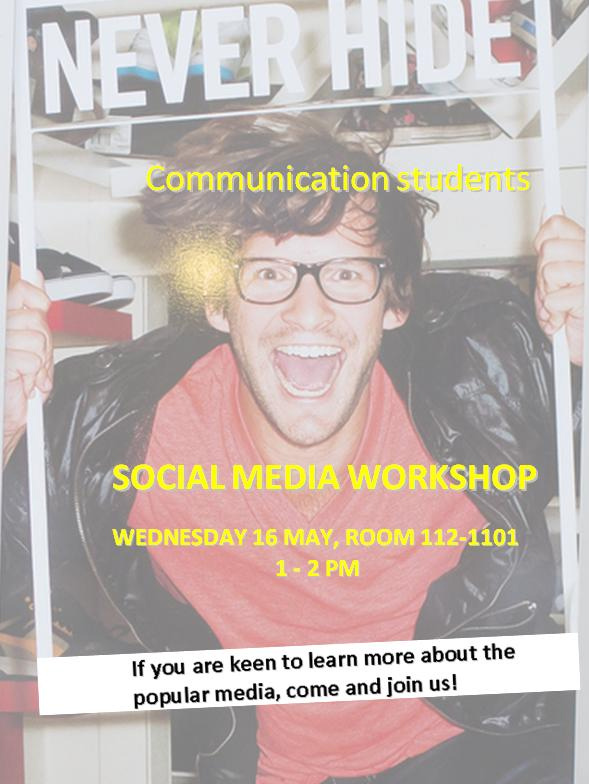 DcommUnitec's tweet image. Upcoming Wednesday the first social media workshop if you want to learn more than you already know. #unitec #Dcomm