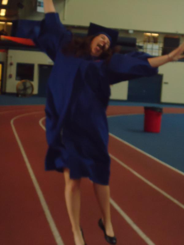 What getting your master's degree feels like ;)