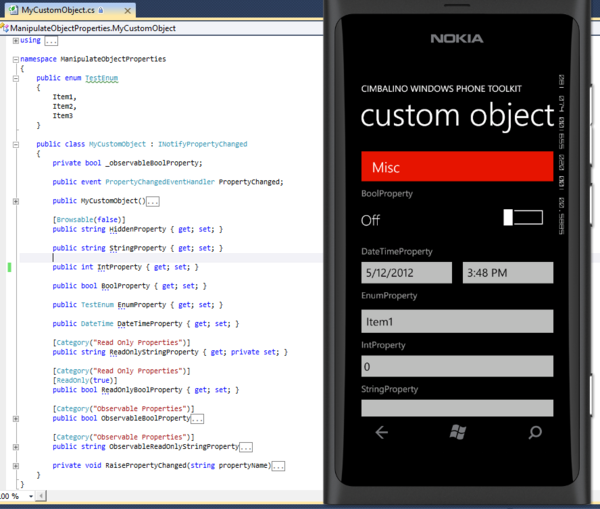 CimbalinoWP's tweet image. Meet the new #Cimbalino Windows Phone Toolkit control: PropertyGrid #wp7dev #wpdev