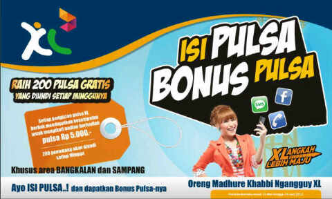 eui_bangkalan's tweet photo. Khusus warga bangkalan. Ayo, terus pake XL mu. Nantikan kejutan2 lainnya. http://t.co/ST8v4qpI