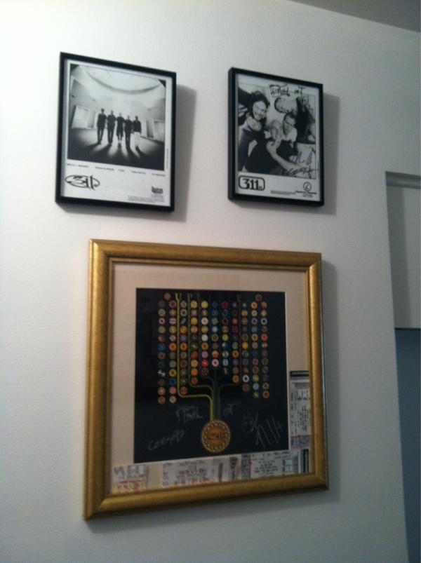 joesfpatterson's tweet image. Can you tell that I love @311 ?? Oh hell yes I'm a #311 fan! #311Love @NickHexum @pnut