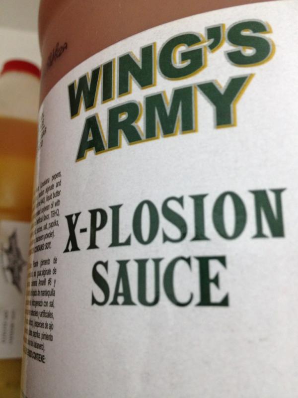 Prueba nuestra salsa #explosion #JuevesDeAlitas