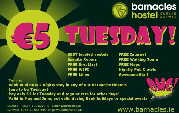Barnacles Hostel Dublin tweet media