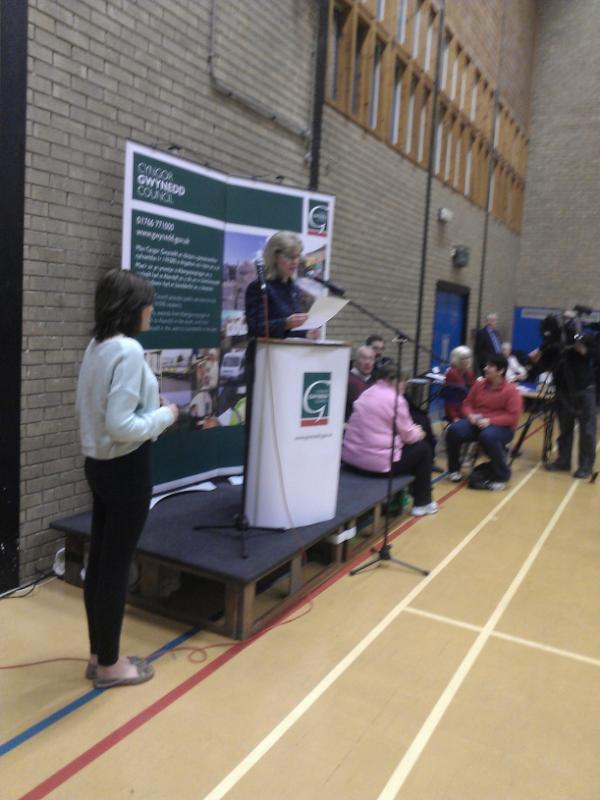 The count at Caernarfon - thanks to all the staff for making sure everything went smoothly this morning #election2012