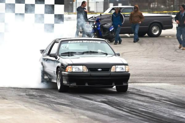 Saleen's tweet photo. #FoxbodyFriday Here's a big smokey burnout to get the weekend started! http://t.co/cBkjd8e8