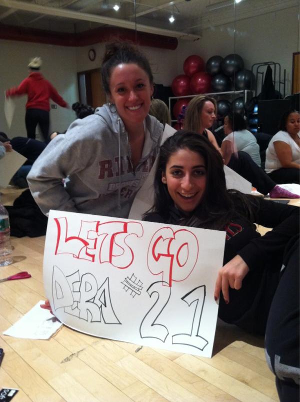 RiderDanceTeam's tweet photo. Posters for the MAAC Tournament made by your favorite dancers! http://t.co/cT6ShjWg