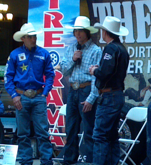 Just hanging out with <a href="/FlintRass/">Flint Rasmussen</a> and Renato before heading over to #PBRBILL