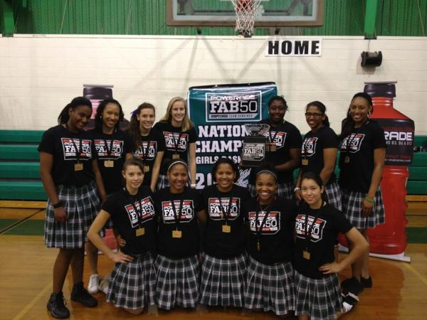 KirstinVB's tweet photo. @PoweradeFAB50 2012 National Champions St. Mary's Catholic girls basketball team @powerade #powerthrough http://t.co/nbMsoWR7