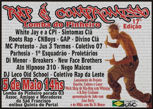 RapperTaxi's tweet photo. É isso ai rapaziada neste sábado na lomba do pinheiro parada 3, vamo que vamo é o rap http://t.co/HVAxMoHR
