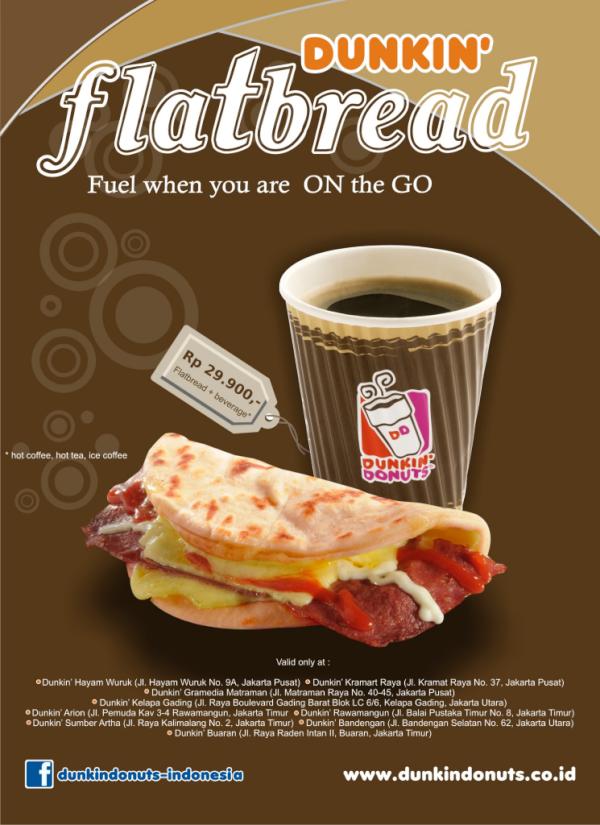 Sandwich dunkin donuts indonesia