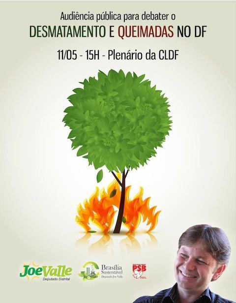 Ecodata's tweet photo. Audiencia Publica para Debater o Desmatamento e Queimadas no #DF. Sexta, 11/05, as 15hs, no plenário da CLDF. http://t.co/B6Jhlndp