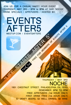 EventsAfter5's tweet image. 