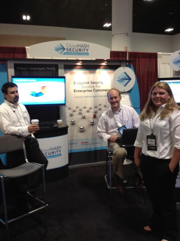 austinadams's tweet image. #Inforeliance unveiling our new #CloudHash product at #DISA12 #DISAMissionPartner.  Game-changing HBSS solution.