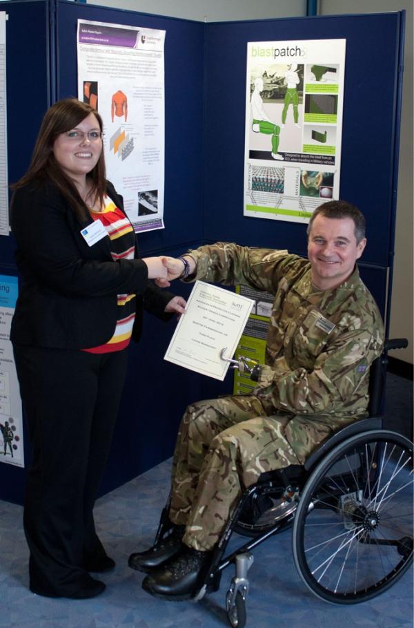 lou_2011's tweet photo. The photo came today me collecting 3rd place for my design for protective clothing :) http://t.co/R3FElXw4