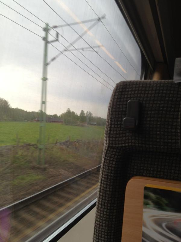 IssaMhler's tweet image. Tåget mot STOCKHOLM ❤