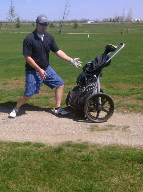 barcchar's tweet image. @MrLukeGuest #golfishard with no power carts fortunately we had Rik-Shaws @LandoI37 #propantsplaysyellowball #PANTLEG