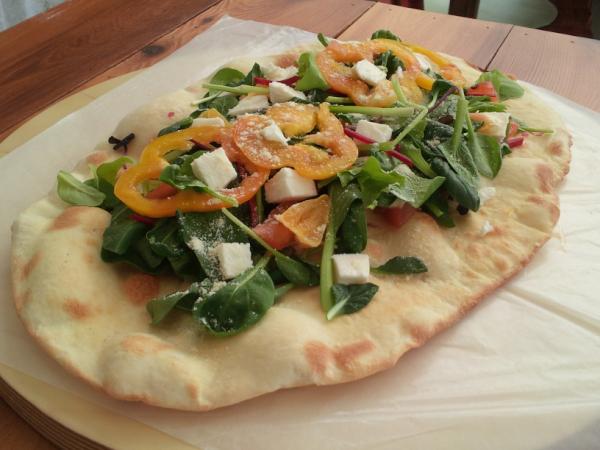 cosirong's tweet photo. 맛있는피자  샐러드피자 http://t.co/x4JXmpRn