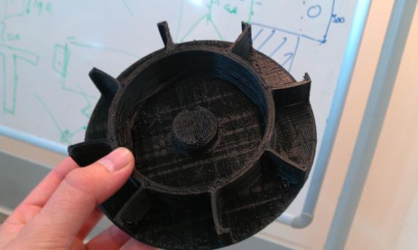 Pretty awesome our 3d printed wheel @oml@nhl