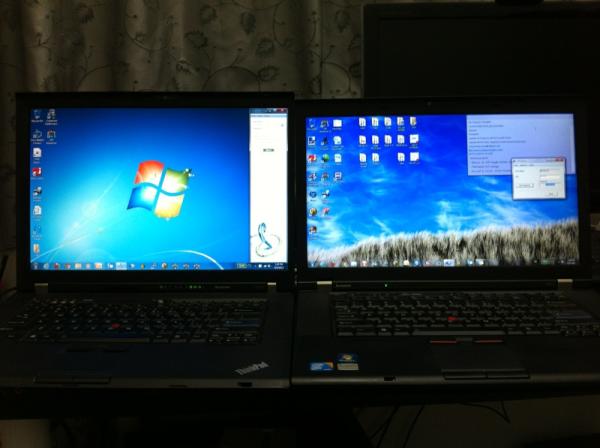 Our laptop W510 vs W500