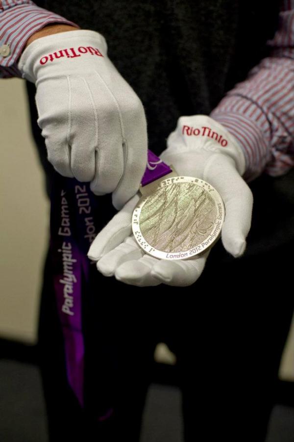 Paralympics's tweet photo. The Royal Mint is producing the #Paralympic medals. RT if you want one of these! http://t.co/IRcVlN84