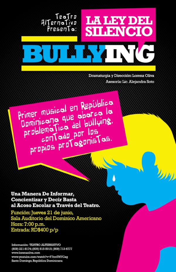 TeatroAlter's tweet photo. "La ley del silencio. Bullying" Una forma dinámica de educar sobre el acoso escolar por medio del teatro. http://t.co/3VWcRzOu