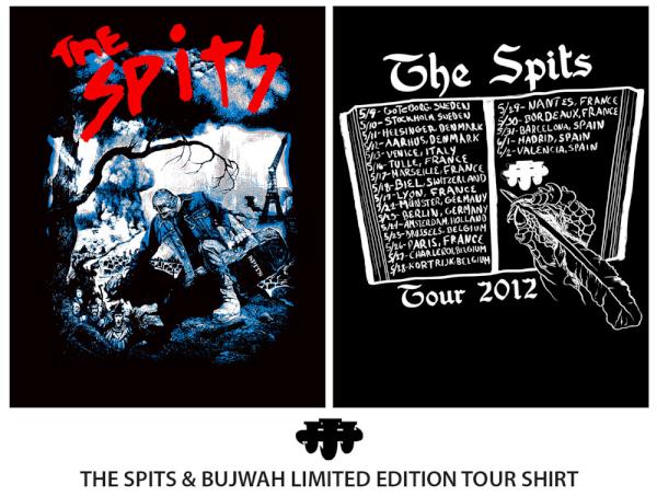 Bujwah's tweet photo. The Spits European Tour kicks off today! You can get the new tour shirt at the shows or at http://t.co/vVSyoU2S http://t.co/prp1V7jA