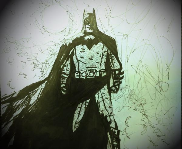 So ready for the Dark Knight to Rise #WednesdayDrawing