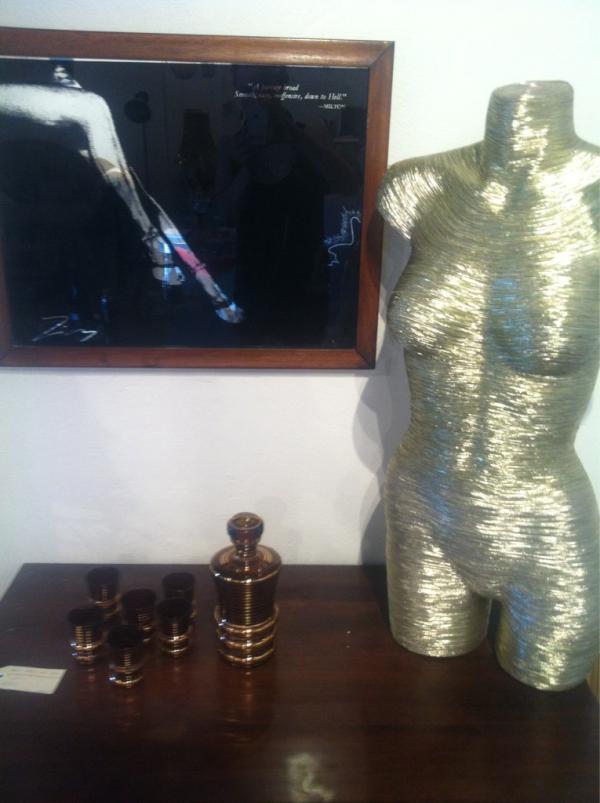 smithandkannon's tweet photo. So many awesome scenes going on in the shop today! I want to live in this pic... Maybe inside the decanter ;) http://t.co/7YHC3V3M