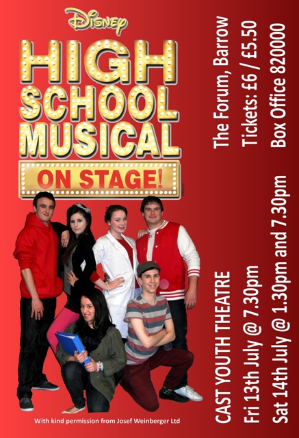Cast_YT's tweet photo. Box Office NOW OPEN for High School Musical http://t.co/c1RBkbSi