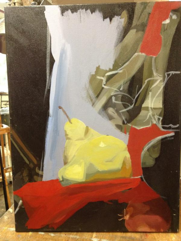 ArtPersuit's tweet photo. learning how to paint. Let's just say it's going slowly. http://t.co/YRirGn3W