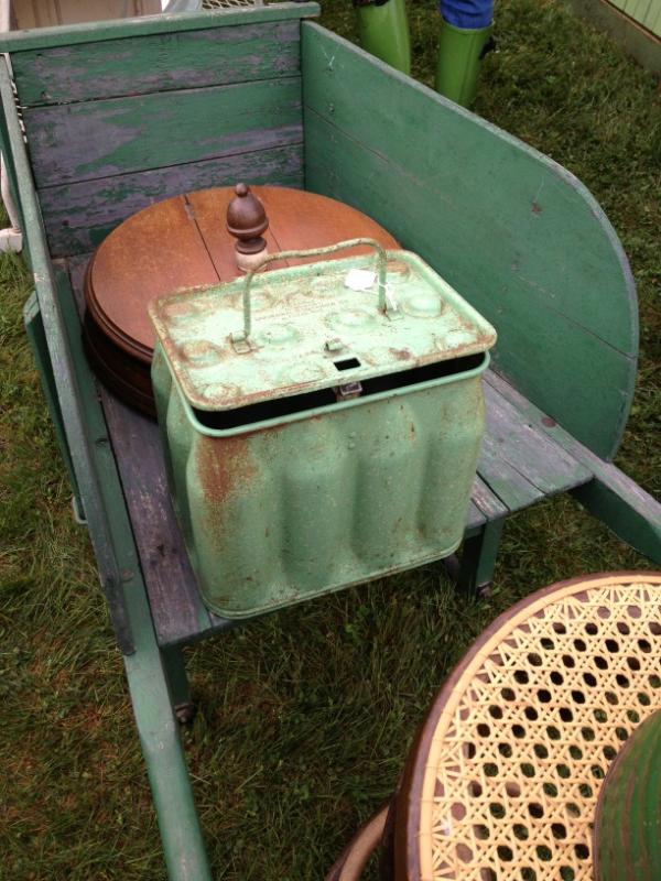 More cool items that meet my #greenobsession criteria. #Brimfield