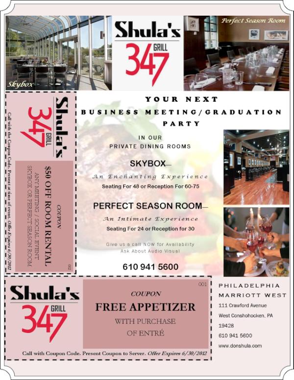 Shulas347's tweet photo. Need a venue to host your GRADUATION PARTY or BUSINESS MEETING?! Take a look at this!!! Offer ends June 30th. http://t.co/CbEn4jUT