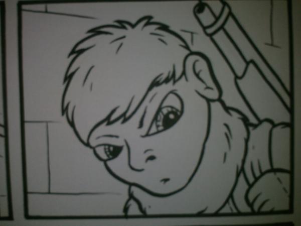Driptrat's tweet photo. Working on commission comics tonight, sad to say this is probably the best human I've ever drawn. http://t.co/gORbA4jY