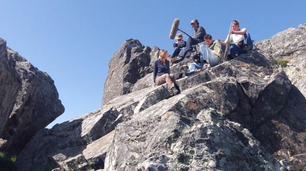 theAliceRoberts's tweet photo. Filming on rocks near the California coast where state archaeologist Breck Parkman spotted polishing made by mammoths! http://t.co/Lc3VmfV5