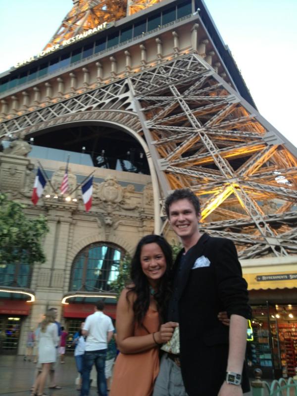 CaptainandClark's tweet image. We made it to #vegas!! About to stuff ourselves at #uncorkd