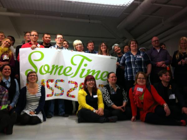 PauliinaMakela's tweet photo. #somebriim #sometime2012 yhteiskuva  lähes 100 osallistujan tapahtumassa http://t.co/Cq3bfjUa