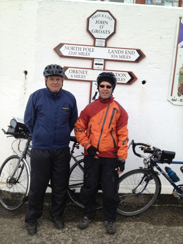 Puffinus's tweet photo. Day 16. To JoG. Arrived 6.30pm.Rain and wind lashed us to the north coast, but wind and sun swept us the the finish. http://t.co/2WepOj3H