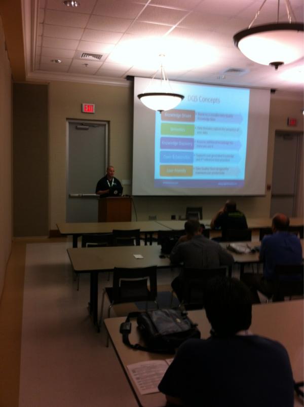 SQLChicken's tweet image. DQS with @BluewaterSQL #SQLSat112 #SQLPASS #SQL2012