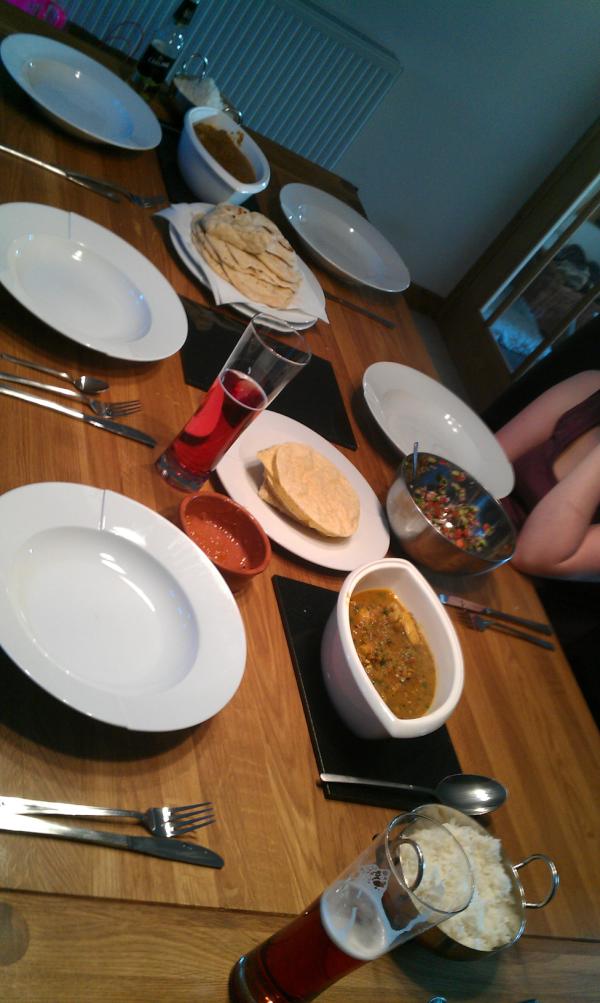 sam_____johnson's tweet image. Celebrating Andys new job the right way tonight, curry and the works ALL homemade #feast #hedeservesit #culinarysuccess
