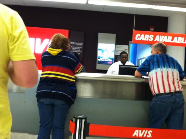 @AvisWeTryHarder Terrible service &amp; wait Rochester, NY airport.  Too long of a wait.  Not enough staff!!