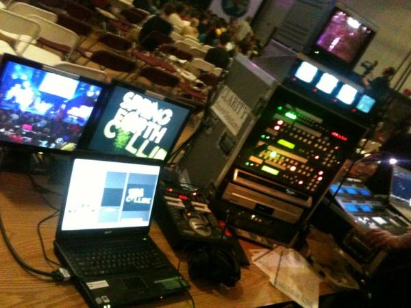 THisey's tweet image. My office this weekend #springforth2012