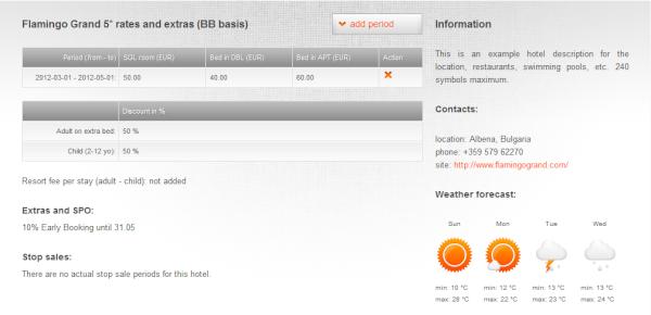 plustour's tweet photo. Here is a screenshot of our hotel's information screen. Do you like the weather icons? (: http://t.co/4dOmjbCY