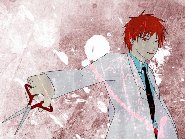 水玉金魚 アニメ化して黒バスが再熱 スパコミで買った素材を使いたい 素材の中に水しぶきがある 水しぶきといえば血しぶき 血しぶきといえば赤司 そんなとんでも理論で描きました Http T Co 3ofius8b