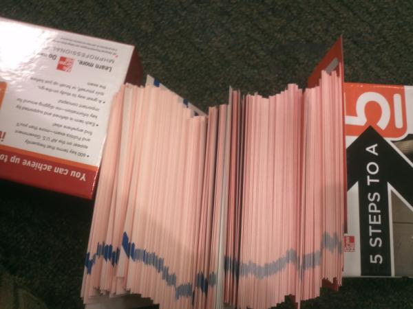 1_800_aya_here's tweet image. 600 notecards I have to memorize by tomorrow night, &amp;amp;instead of studying them I'm tweeting about them. #ImSoFucked