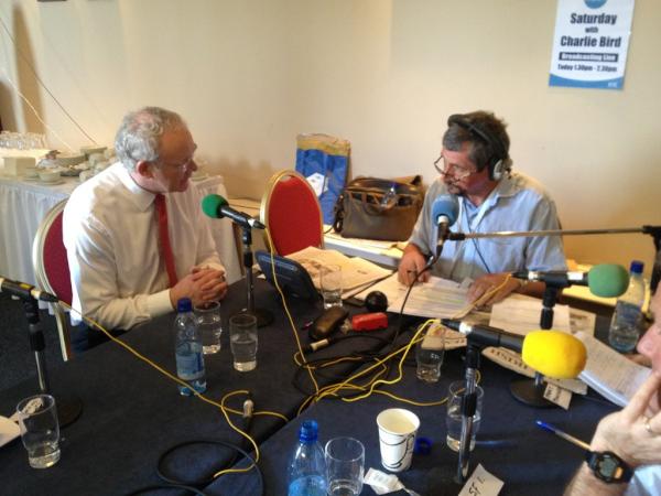 Charlie talks to Martin McGuinness...
